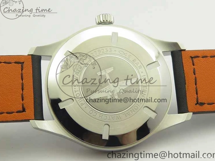 MIROTIME 0719 SoftTouch Mark XVIII Le Petit Prince IW327001 SS MKS 1:1 Best Edition Black Dial On Leather Strap MIYOTA9015 V 7216